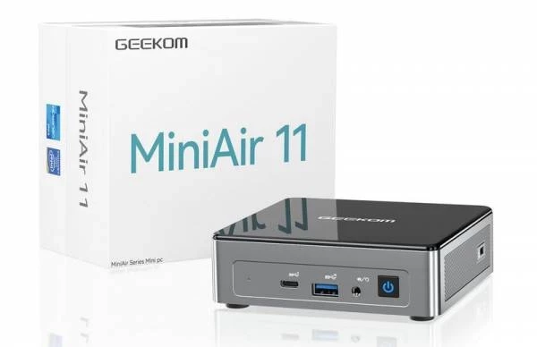 GEEKOM MiniAir 11 — доступный мини-ПК с низким уровнем шума и чипом Intel